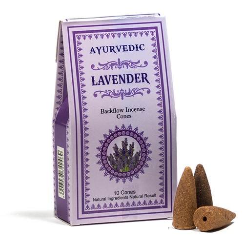 ����� ����� ��������� ����� | AYURVEDIC LAVENDER BACKFLOW CONES