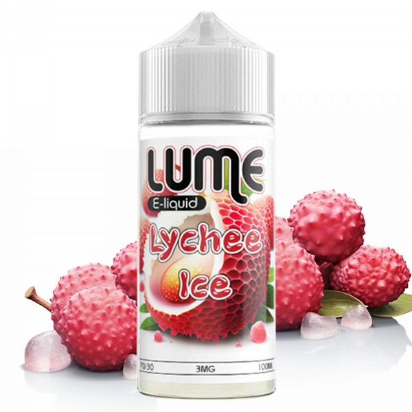 LUME - LYCHEE ICE 30ml in 100ml bottle (LONG FILL) 3mg