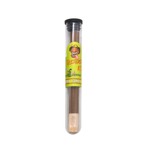 ����� ��� ���� �� ����� �� ���� ���� | HONEYPUFF KingSize Apple Flavor Cigar Hemp Cones With Wood Filter 1pc