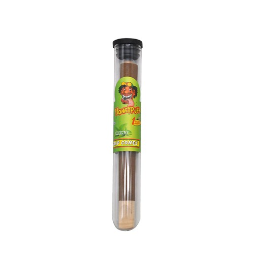 ����� ��� ���� �� ����� �� ���� ���� | HONEYPUFF KingSize Mint Flavor Cigar Hemp Cones With Wood Filter 1pc