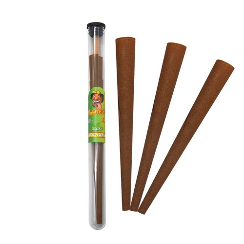 ������� ������� ��� ������ ���� ���� | HONEYPUFF Mint King Size Cigar Hemp Wrap Cones 3pcs