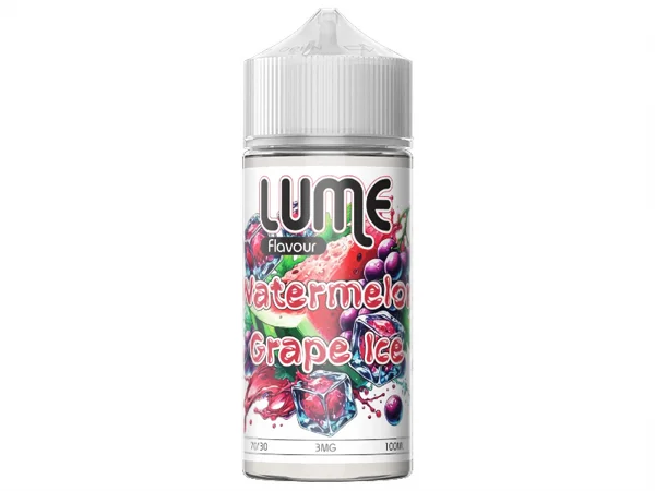 30ml Lume Flavors in 100ml Bottle (Long Fill) 3mg [Watermelon Grape]