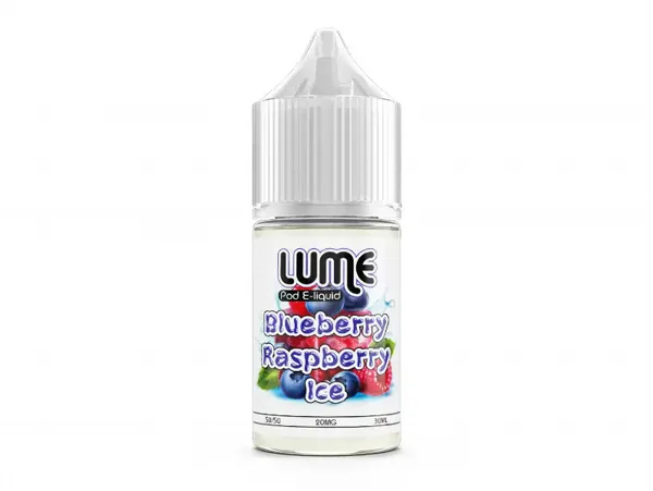 15ml Lume Flavors in 30ml Bottle (Long Fill) SaltNic 20mg [Lume Blueberry Raspberry Ice]