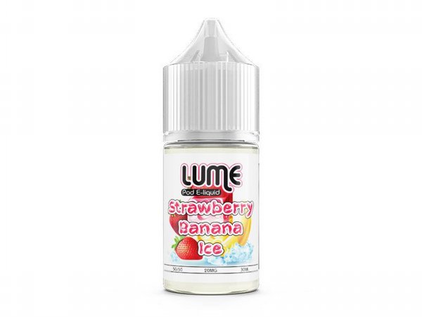 15ml Lume Flavors in 30ml Bottle (Long Fill) SaltNic 20mg [Lume Strawberry Banana Ice]
