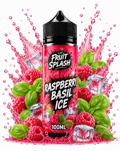 Fruit Splash - Raspberry Basil Ice 100ml