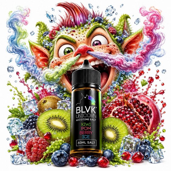 BLVK - Kiwi Pom Berry Ice 30ml salt