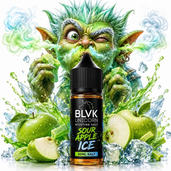 BLVK - Sour Apple Ice 30ml salt