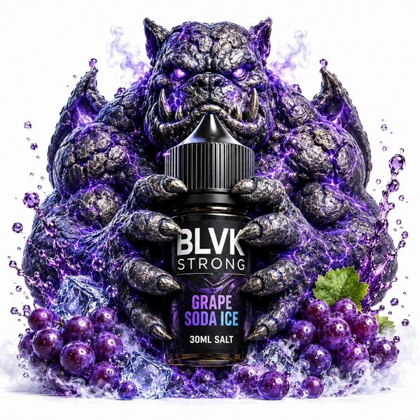 BLVK strong - Grape Soda Ice 30ml salt