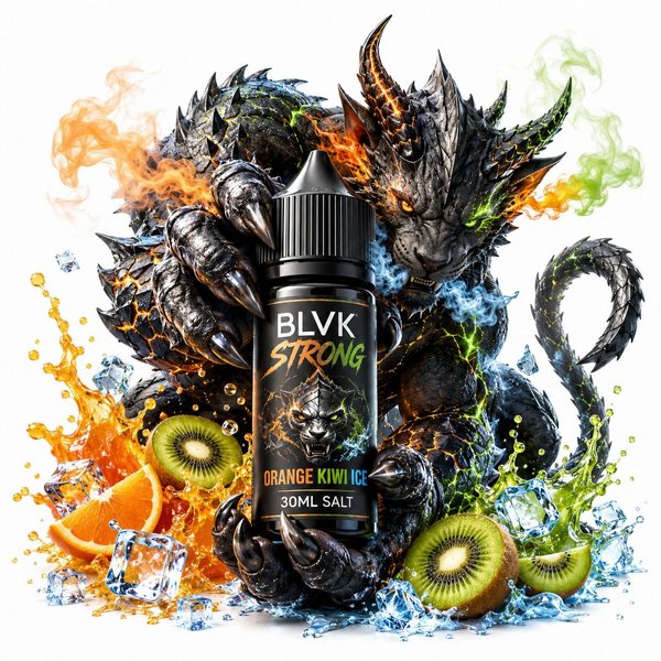 BLVK strong - Orange Kiwi Ice 30ml salt