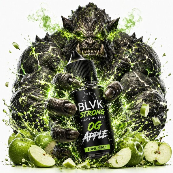 BLVK strong - Sour Apple ice 30ml salt