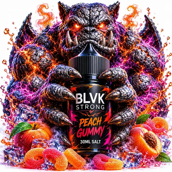 BLVK strong - Peach Gummy 30ml salt