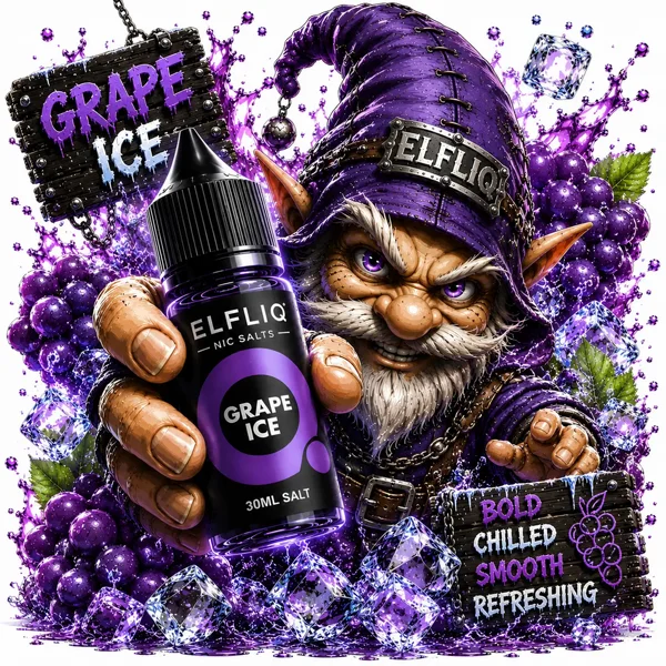 ELFLIQ - Grape Ice 30ml salt