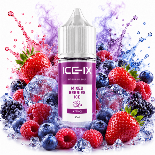 15ml IceIX Flavor 20mg SaltNic [Mixed Berries Ice]