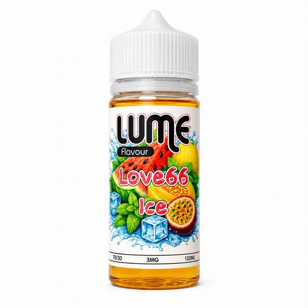 30ml Lume Flavors in 100ml Bottle (Long Fill) 3mg [Lume Love 66]